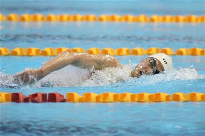 SEA Games 32: Kình ngư Huy Hoàng hài lòng với HCĐ ở nội dung 200m ảnh 1
