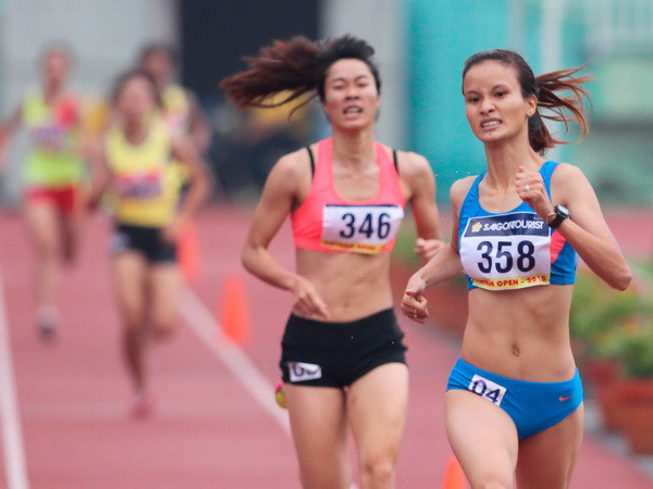 Nhiều vận động viên hàng đầu tranh tài ở giải điền kinh quốc gia ảnh 1