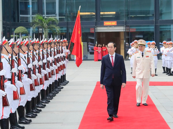 Chủ tịch nước dự kỷ niệm 70 năm Lực lượng Hậu cần-Kỹ thuật CAND ảnh 1