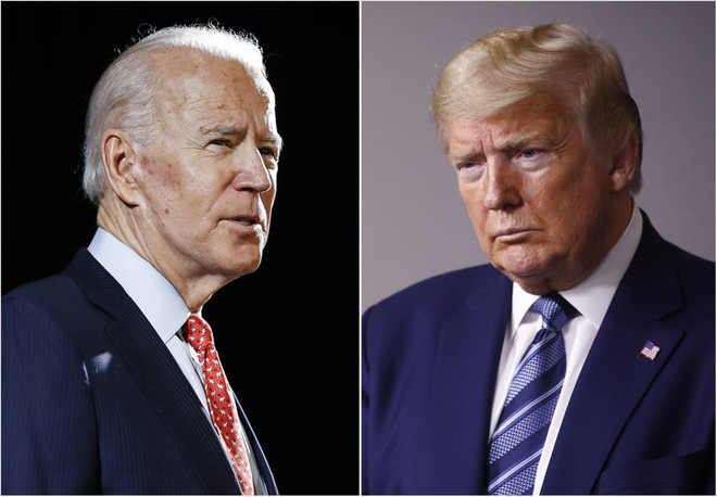 Tổng thống đương nhiệm Joe Biden và cựu Tổng thống Donald Trump của Mỹ. (Nguồn: storage.googleapis.com) Cử tri Mỹ nói về việc tái tranh cử của ông Biden và ông Trump ảnh 1