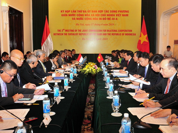 Kỳ họp lần thứ ba Ủy ban hợp tác song phương Việt Nam-Indonesia ảnh 1
