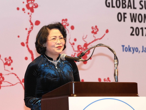 Phó chủ tịch nước dự lễ bế mạc Hội nghị thượng đỉnh phụ nữ toàn cầu ảnh 1