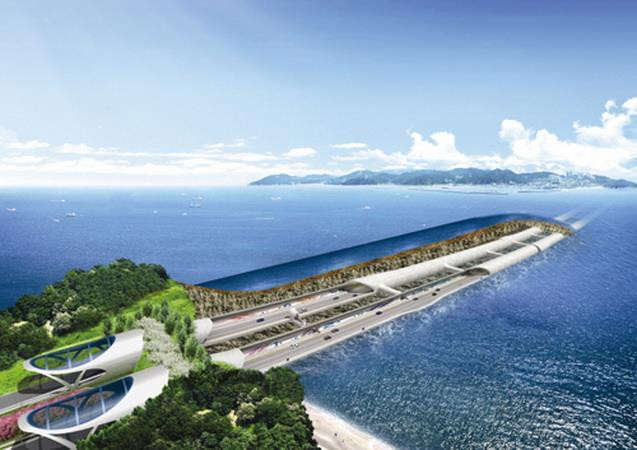 Đường hầm dưới biển dài nhất Hàn Quốc chính thức thông xe ảnh 1