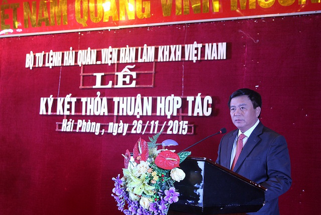 Viện Hàn lâm KHXH và Bộ Tư lệnh Hải quân hợp tác bảo vệ chủ quyền ảnh 1