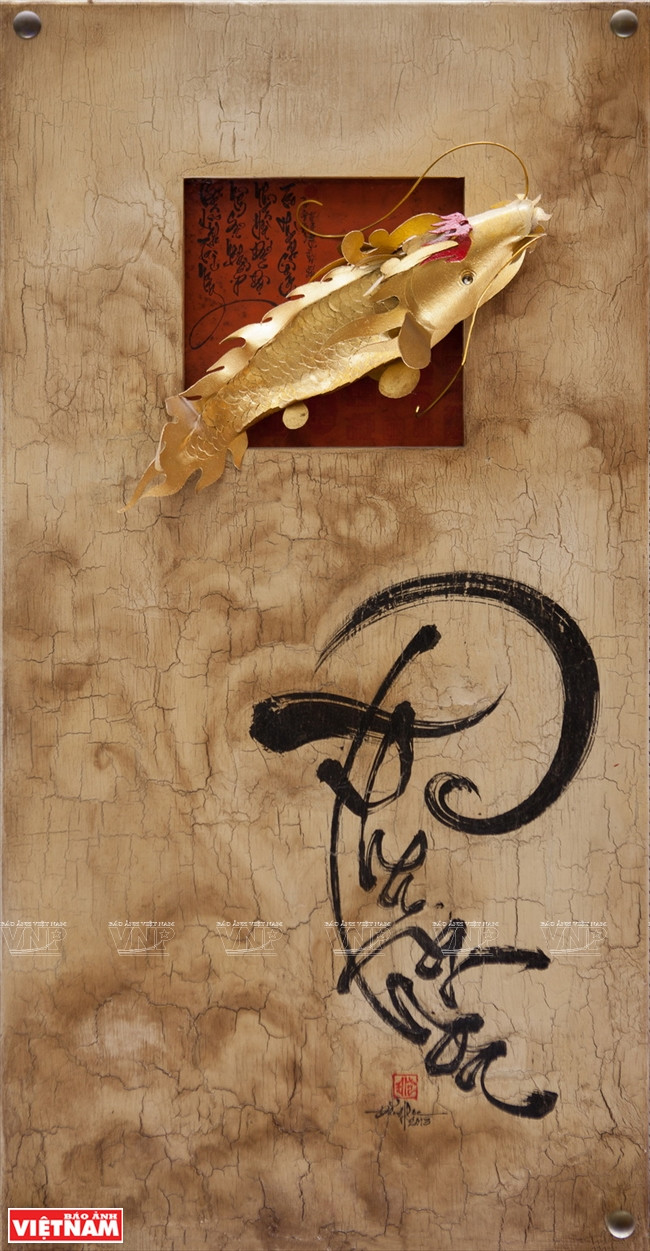 Ông đồ trẻ xuống phố, giữ gìn nét văn hóa cho chữ ngày Xuân ảnh 9