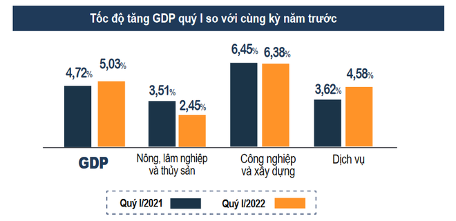 Nền kinh tế duy trì đà hồi phục, GDP trong quý 1 tăng trưởng 5,03% ảnh 1