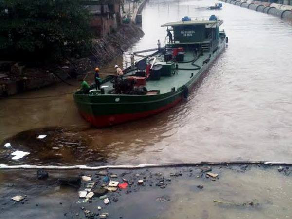 Cơ bản khắc phục sự cố tràn dầu ở nhà máy nhiệt điện Uông Bí ảnh 1