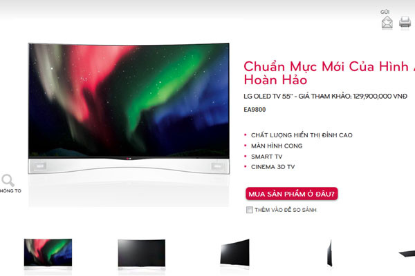 Sản xuất tại Việt Nam, TV OLED cong rẻ hơn tới 100 triệu đồng ảnh 1