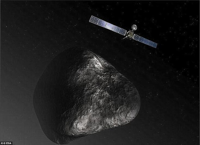 Công bố hình ảnh màu chân thực về sao chổi 67P từ tàu Rosetta ảnh 3