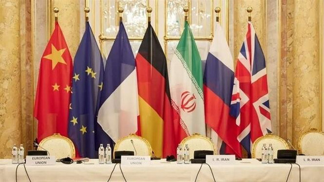 Bên trong phòng đàm phán khôi phục thỏa thuận hạt nhân Iran ở Vienna, Áo. (Ảnh: IRNA/TTXVN) Nga: Đàm phán hạt nhân Iran sắp đạt bước tiến quan trọng ảnh 1