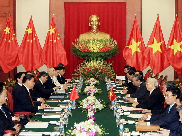 Tổng Bí thư hội đàm với Tổng Bí thư, Chủ tịch nước Trung Quốc ảnh 1