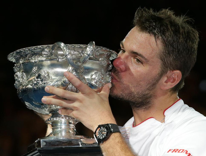Wawrinka lần đầu lên ngôi tại một giải Grand Slam Stanislas Wawrinka tạo nên điều kỳ diệu khi hạ gục Nadal ảnh 1