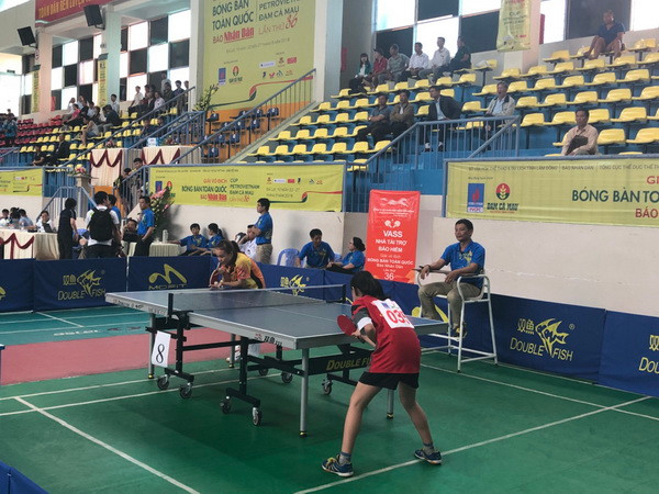 136 VĐV dự giải giải bóng bàn toàn quốc Báo Nhân dân lần thứ 36 ảnh 1