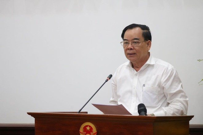 Chủ tịch Ủy ban Nhân dân tỉnh Bến Tre Trần Ngọc Tam. (Ảnh: Công Trí/TTXVN) ttxvn_ben_tre_1807.jpg