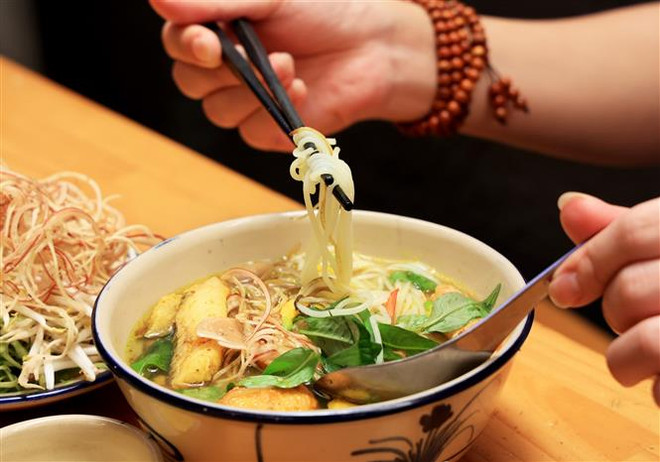 Bún cá cà chơi - tinh túy ẩm thực của người Khmer Nam Bộ ảnh 1