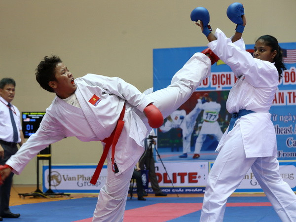 Việt Nam nhất toàn đoàn giải vô địch Karatedo Đông Nam Á ảnh 1