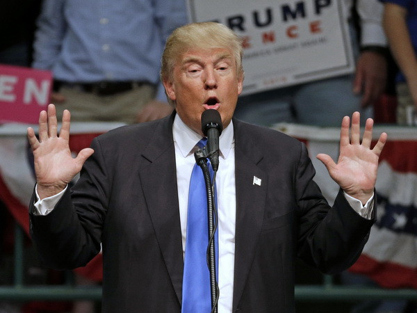 Ông Trump kêu gọi cử tri quay lưng với đối thủ Hillary Clinton ảnh 1