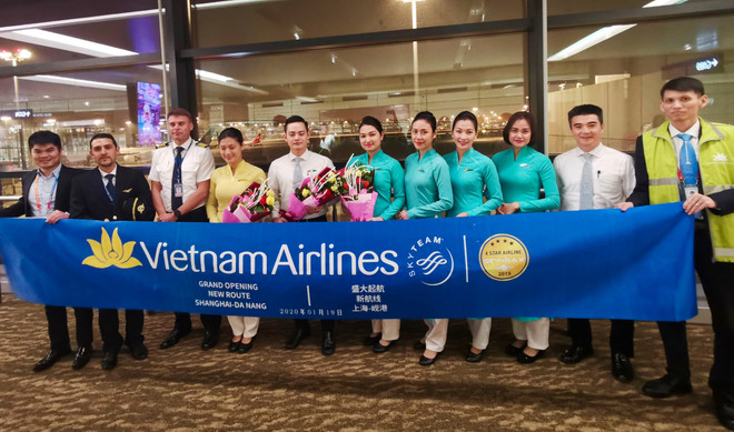 Vietnam Airlines khai trương đường bay Đà Nẵng-Thượng Hải ảnh 1