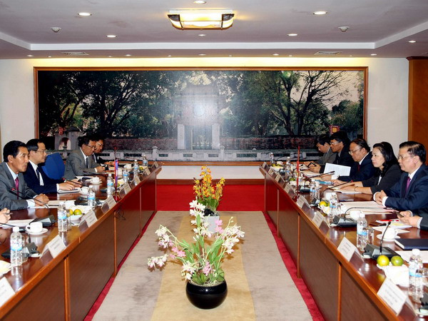 Việt Nam-Lào trao đổi kinh nghiệm quản lý ngân sách Nhà nước ảnh 1