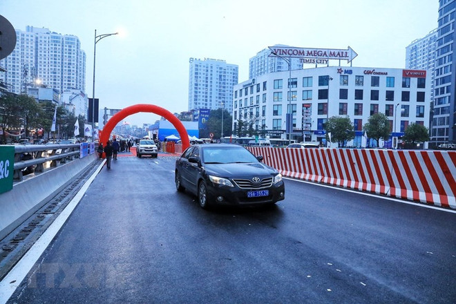 Hà Nội thông xe vành đai 2 trên cao từ Ngã Tư Sở đến cầu Vĩnh Tuy ảnh 2