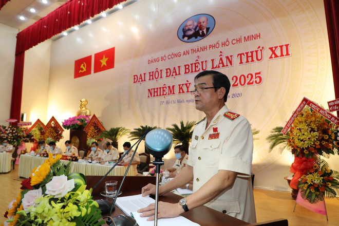 Đại hội Đảng bộ Công an TPHCM: Tăng cường đảm bảo an ninh chính trị ảnh 1