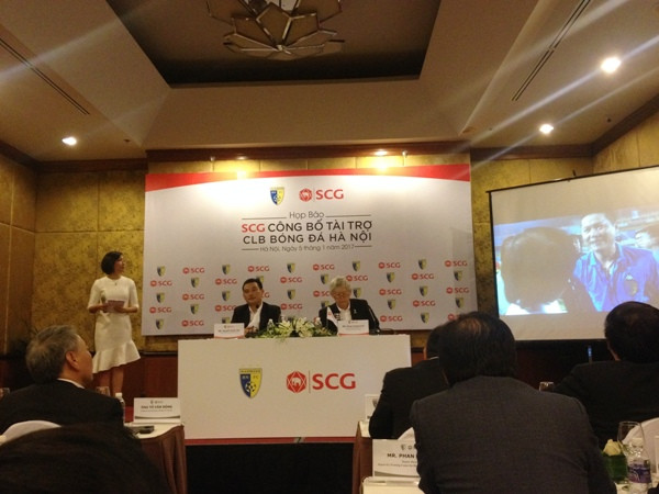 SCG-Thái Lan trở thành nhà tài trợ chính của Hanoi FC ảnh 1
