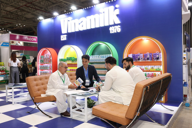 Vinamilk là doanh nghiệp có nhiều đóng góp trong việc đưa sản phẩm sữa Việt Nam vươn ra thế giới. HINH 4.JPG