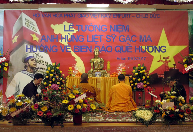 Cộng đồng người Việt tại Đức tri ân các anh hùng liệt sỹ Gạc Ma ảnh 1