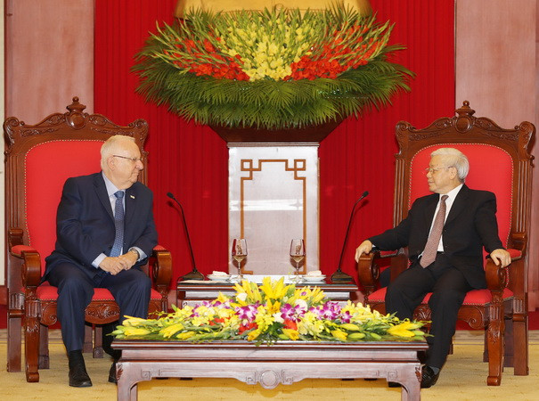 Tổng thống Israel mong thúc đẩy hợp tác nhiều mặt với Việt Nam ảnh 1