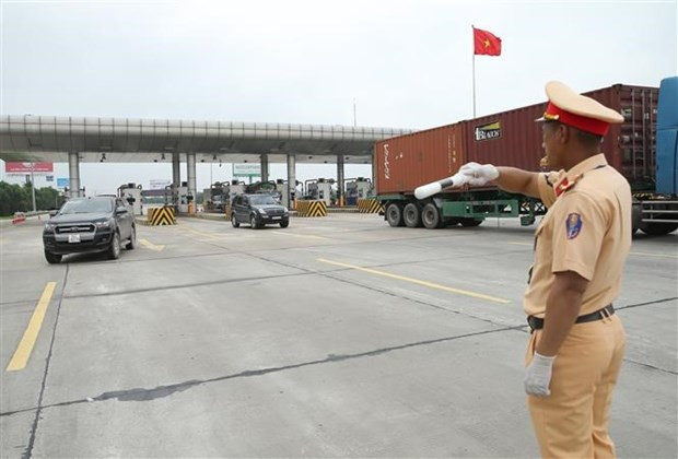 Ảnh minh họa. (Nguồn: TTXVN) Lãnh đạo Bộ Công an kiểm tra công tác bảo đảm an toàn giao thông Tết ảnh 1