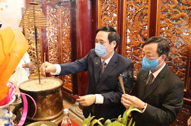 Dâng hương tưởng niệm, tri ân công đức các Vua Hùng Xuân Tân Sửu 2021 ảnh 3