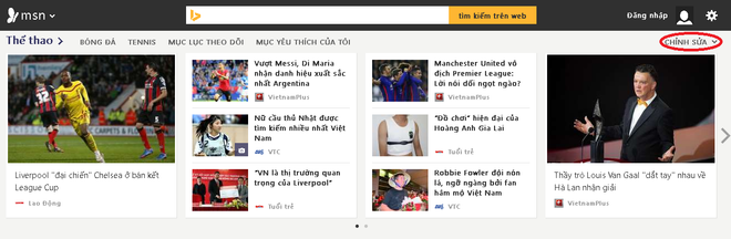 Các bước cơ bản để làm chủ giao diện trang MSN tiếng Việt ảnh 2