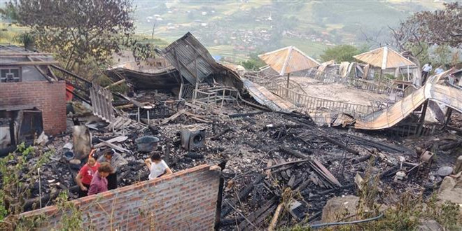 Đã tìm thấy thi thể nạn nhân vụ trong cháy lớn tại Lào Cai ảnh 1