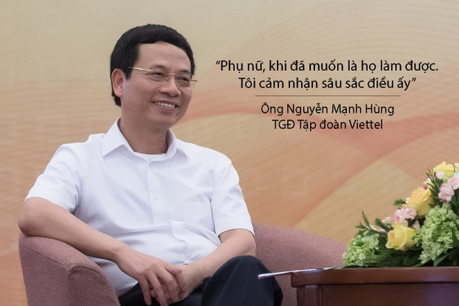 CEO Nguyễn Mạnh Hùng: Phụ nữ Viettel toàn là "siêu nhân" ảnh 1