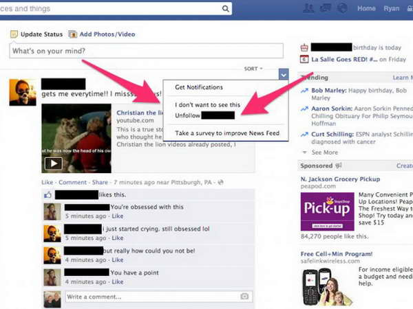 Mẹo "né" những người bạn không ưa trên Facebook ảnh 1