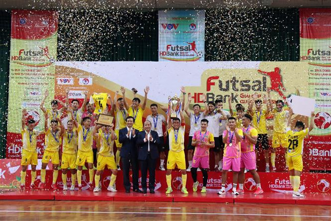 Vượt qua Thái Sơn Nam, Sài Gòn FC vô địch Futsal Cúp Quốc gia 2022 ảnh 1