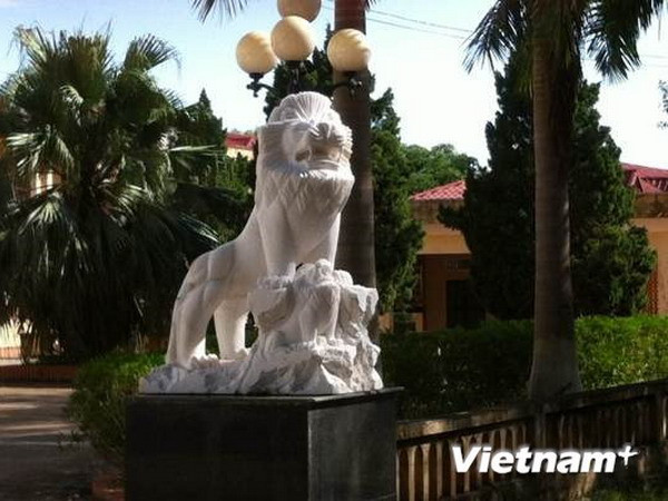 Thái Bình loại bỏ linh vật ngoại lai khỏi di tích Đền Trần ảnh 1