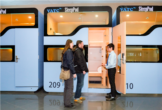 Trải nghiệm miễn phí dịch vụ hộp ngủ ngay tại sân bay Nội Bài ảnh 2