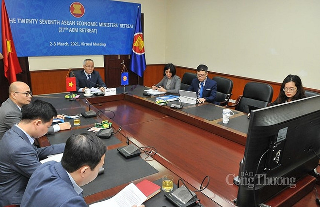 AEM Retreat 27: Thông qua 10 sáng kiến, ưu tiên hợp tác kinh tế ảnh 1