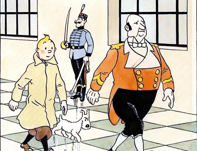 (Nguồn: hurriyetdailynews) Đấu giá trang bìa trong bộ comic 'Những cuộc phiêu lưu của Tintin' ảnh 1