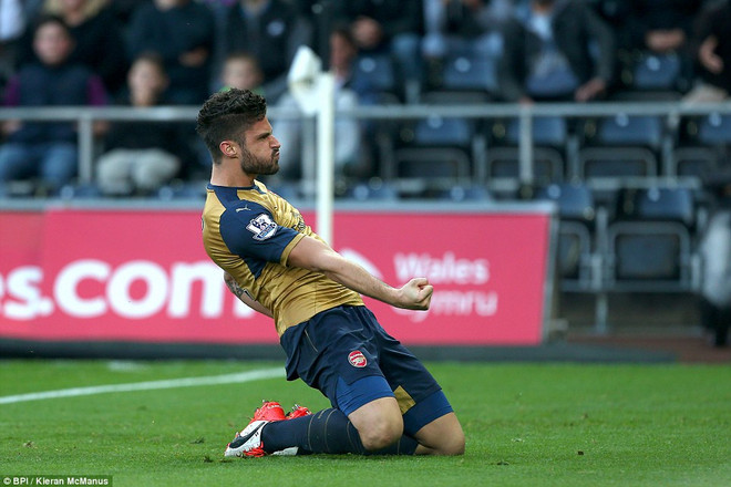 Giroud đi vào lịch sử Arsenal dưới triều đại Arsene Wenger ảnh 1