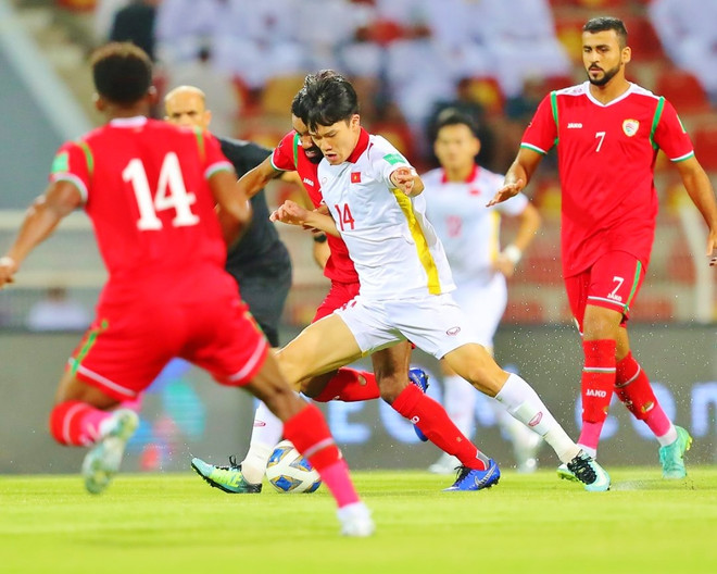 Tuyển Việt Nam quyết thắng Oman. (Nguồn: AFC) Lịch trực tiếp: Việt Nam quyết thắng Oman, thêm 2 đội đến Qatar ảnh 1