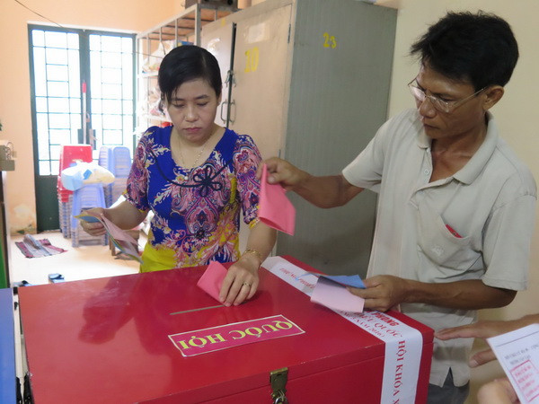 Công tác bầu cử tại Thành phố Hồ Chí Minh đang diễn ra rất suôn sẻ ảnh 1