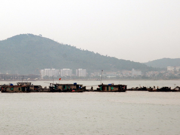 Nạn hút cát trái phép ngang nhiên tái diễn trên biển Hạ Long ảnh 1