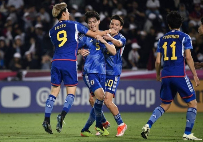 U23 Nhật Bản đánh bại Qatar sau 120 phút căng thẳng. (Nguồn: AFC) U23_Nhat_ban_2604.jpg