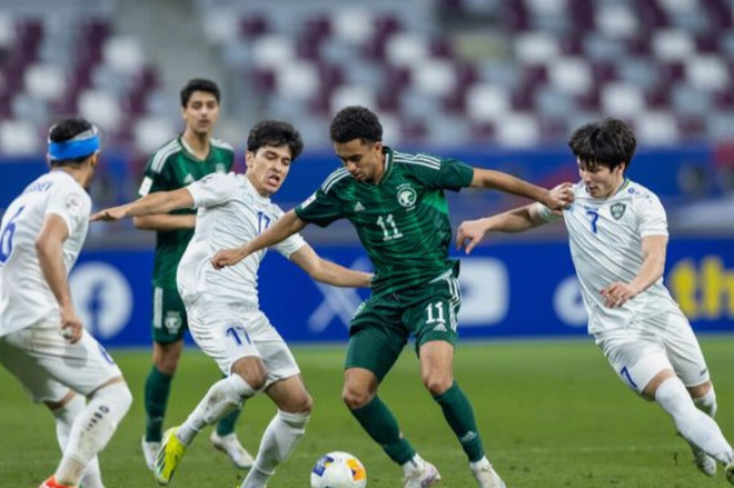 Uzbekistan trả sòng phẳng món nợ 2 năm trước để biến U23 Saudi Arabia thành cựu vương. (Nguồn: AFC) U23_Uzbekistan_2604_3.jpg
