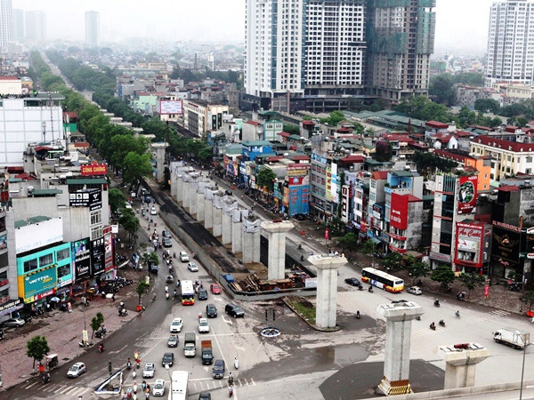 Đường sắt Cát Linh-Hà Đông: Tiến độ ì ạch, hy vọng cán đích năm 2016 ảnh 1