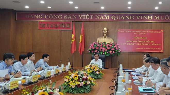 Kiểm tra phòng, chống tham nhũng, tiêu cực tại Bà Rịa-Vũng Tàu ảnh 1