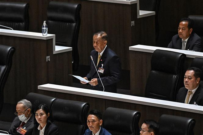 Chủ tịch Quốc hội Vương Đình Huệ chúc mừng Chủ tịch Quốc hội Thái Lan ảnh 1