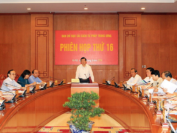 Chủ tịch nước chủ trì phiên họp Ban Chỉ đạo Cải cách tư pháp ảnh 1